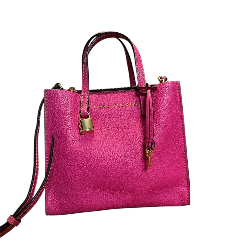 Marc Jacobs Pink Leather Mini Grind Tote